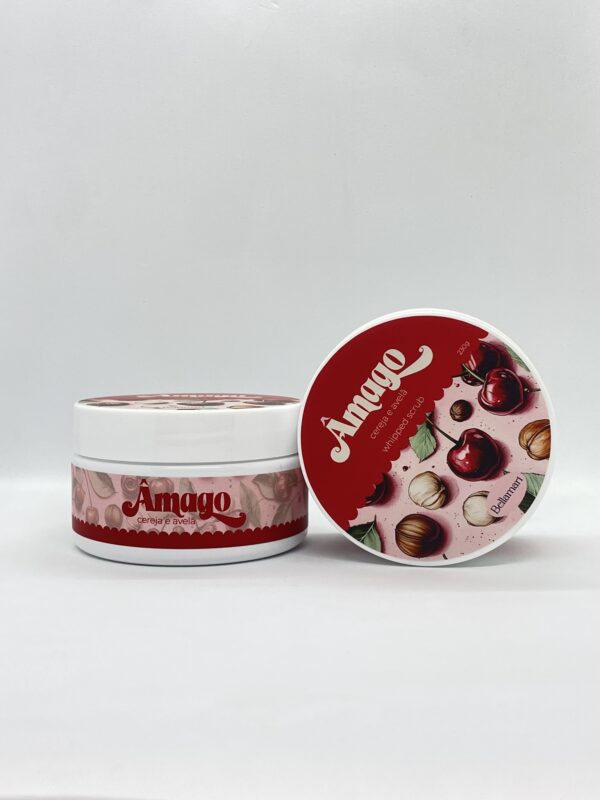 Whipped Scrub Corporal com Cristais de Quartzo – Cereja & Avelã 150g| Bellamari Beauty